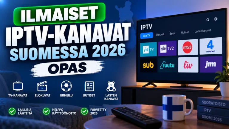 Ilmaiset IPTV-kanavat Suomessa 2026 – Opas