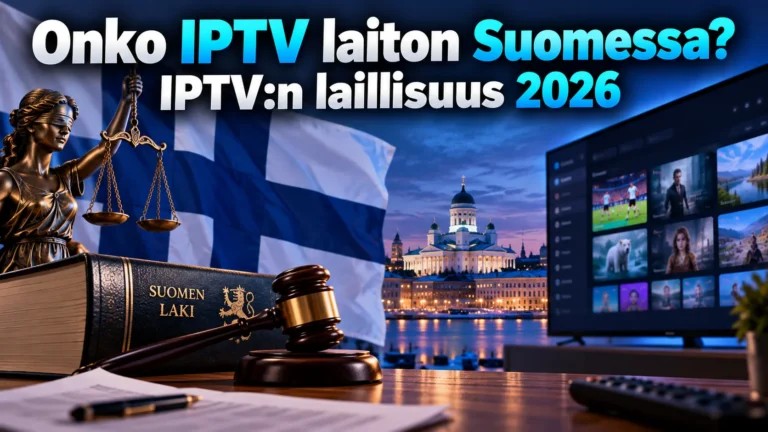 Onko IPTV laiton Suomessa? IPTV:n laillisuus 2026