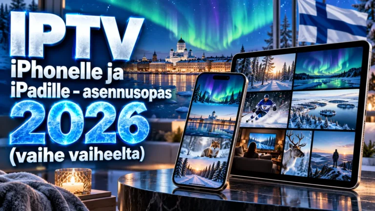 IPTV iPhonelle ja iPadille – asennusopas 2026
