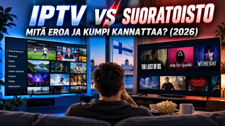 IPTV vs suoratoisto – mitä eroa ja kumpi kannattaa