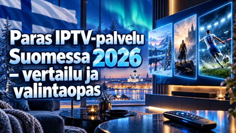 Paras IPTV-palvelu Suomessa 2026